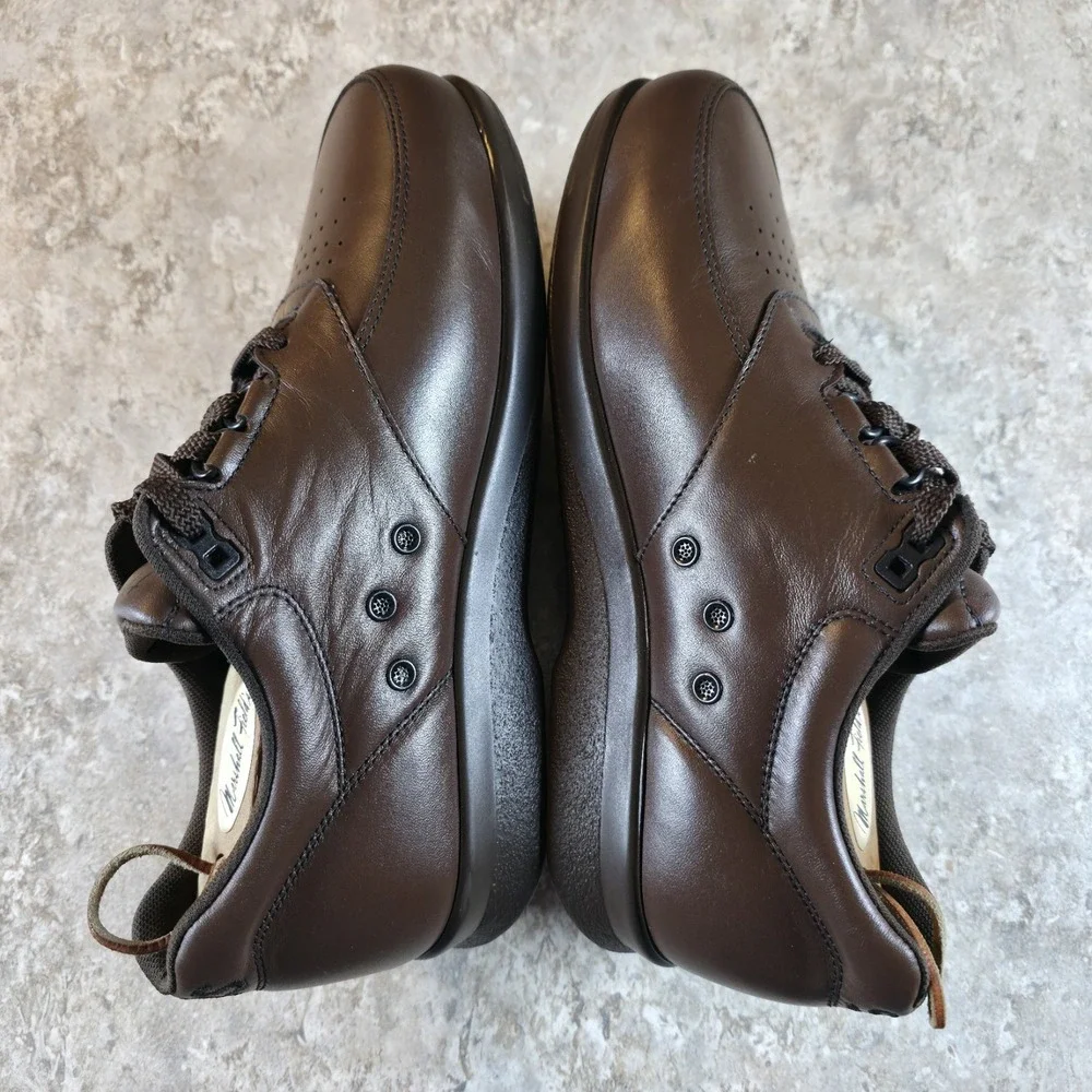 SAS Time Out Shoes Brown Leather Comfort Lace Up Sneakers Mens‎ Size 8 M New